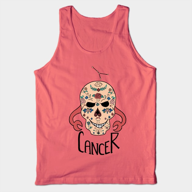 Cancer Jun 21 - Jul 22 Tank Top by El Californiaro